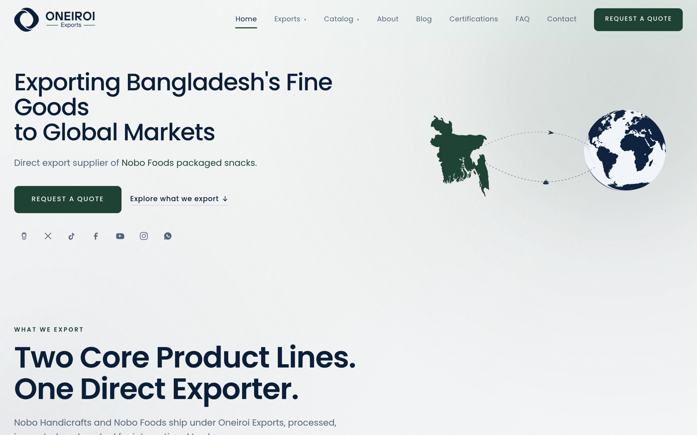 Live preview of Oneiroi Exports
